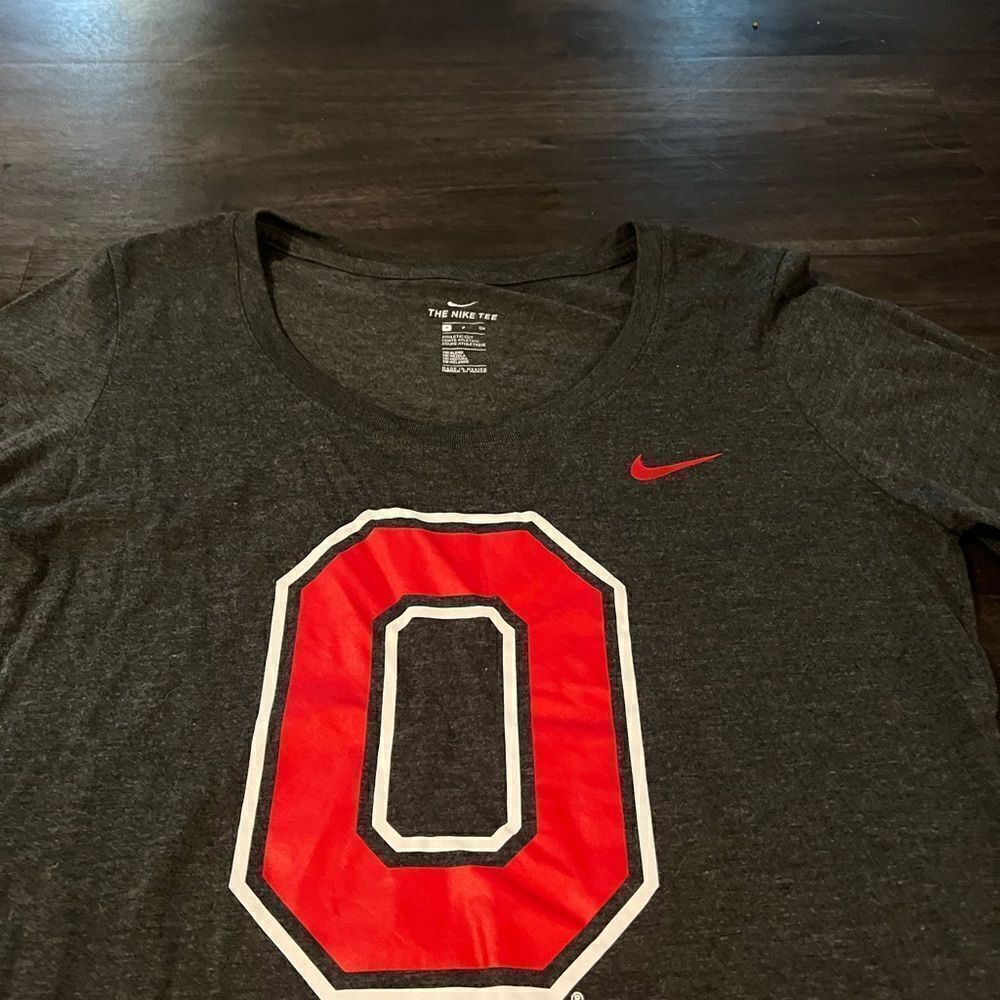 Nike THE Ohio State Grey Long Sleeve Tshirt - Picture 2 of 4